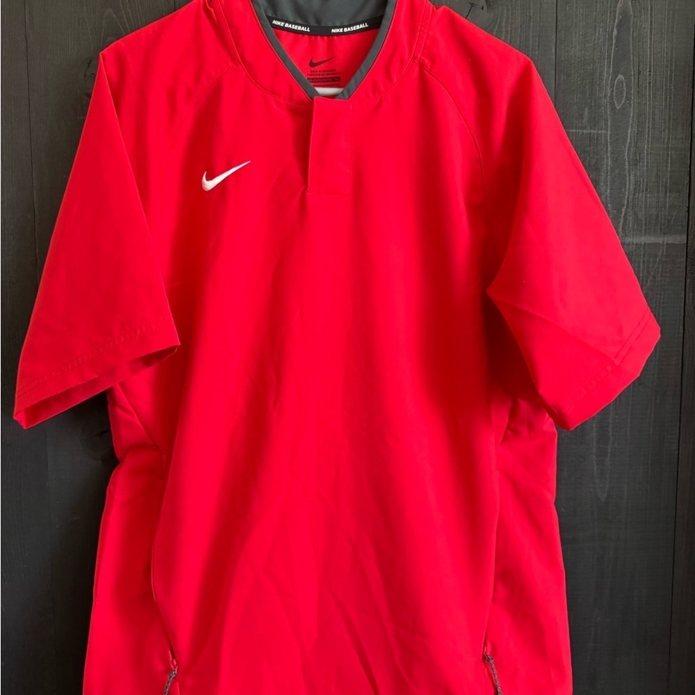 Nike Men's Vibrant Red Athletic Jersey